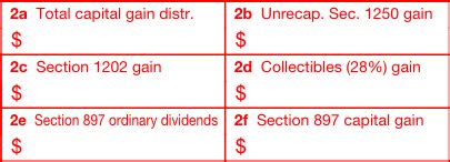 box 2a total capital gain distribution|1099 div box 12 states.